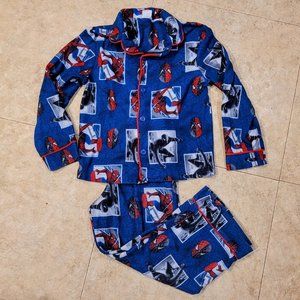 2 -piece Spiderman Fleece Pajamas